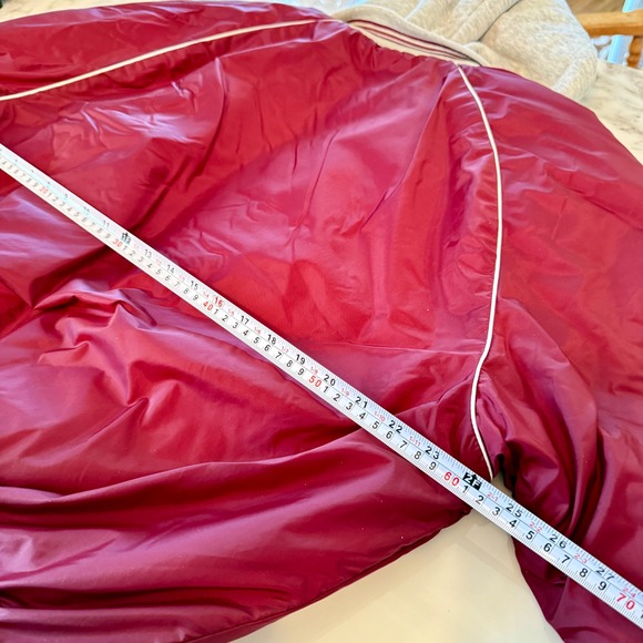 RedHead Mens Hooded Bomber Jacket Burgundy Red Quilted Insulated Vintage Medium - Picture 13 of 15